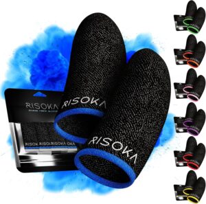 10 Pieces Gaming Finger Sleeves - Perfect Touchscreen Glide | Thumb Sleeve For Mobile Games - Dedales Gamer Profesionales - Phone Accessories